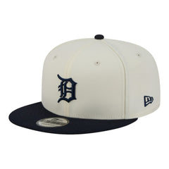 Detroit Tigers Localized 9FIFTY Snapback Hat Cream/Navy