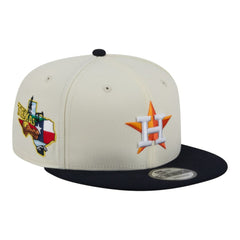 Houston Astros Localized 9FIFTY Snapback Hat Cream/Navy