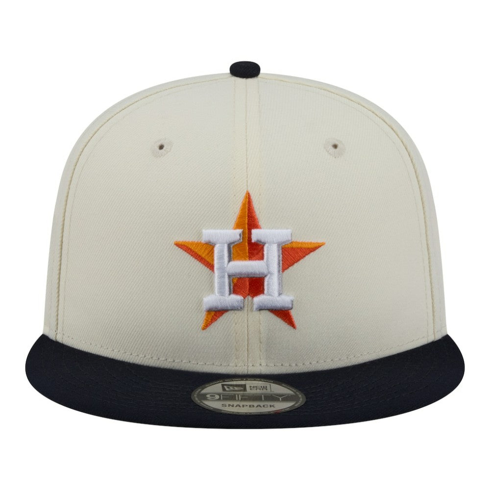 Houston Astros Localized 9FIFTY Snapback Hat Cream/Navy