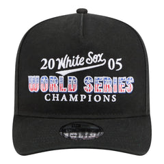 Chicago White Sox 2005 World Series Champions Historic 9FIFTY A-Frame Snapback Hat Black