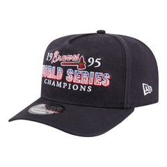 Atlanta Braves 1995 World Series Champions Historic 9FIFTY A-Frame Snapback Hat Navy