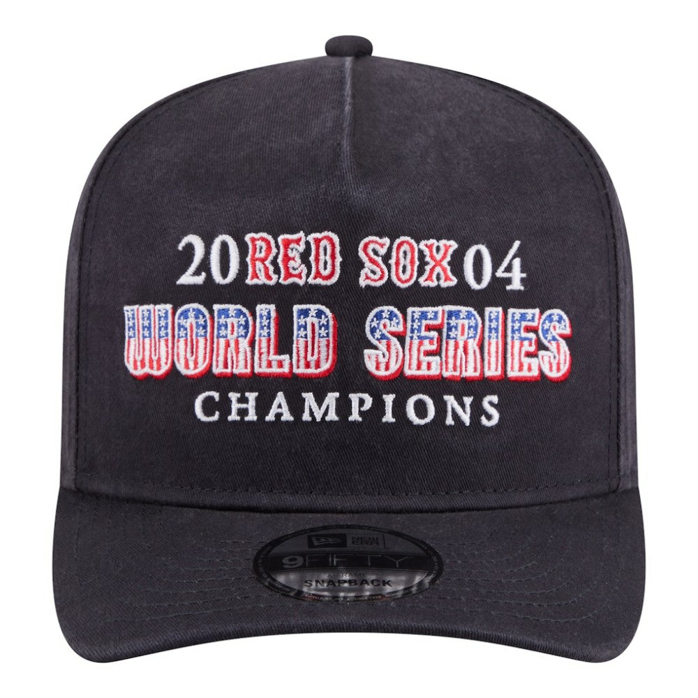 Boston Red Sox 2004 World Series Champions Historic 9FIFTY A-Frame Snapback Hat Navy