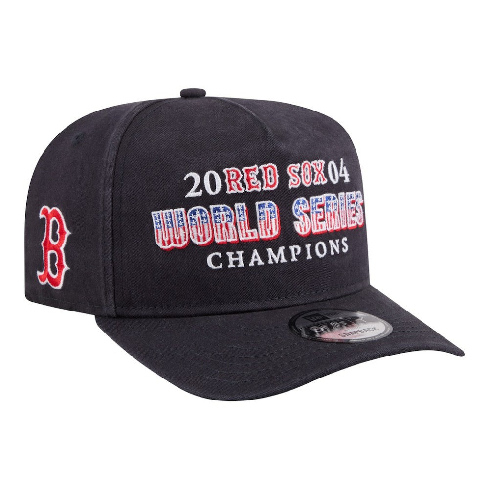 Boston Red Sox 2004 World Series Champions Historic 9FIFTY A-Frame Snapback Hat Navy