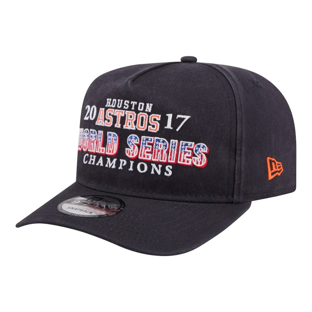 Houston Astros 2017 World Series Champions Historic 9FIFTY A-Frame Snapback Hat Navy