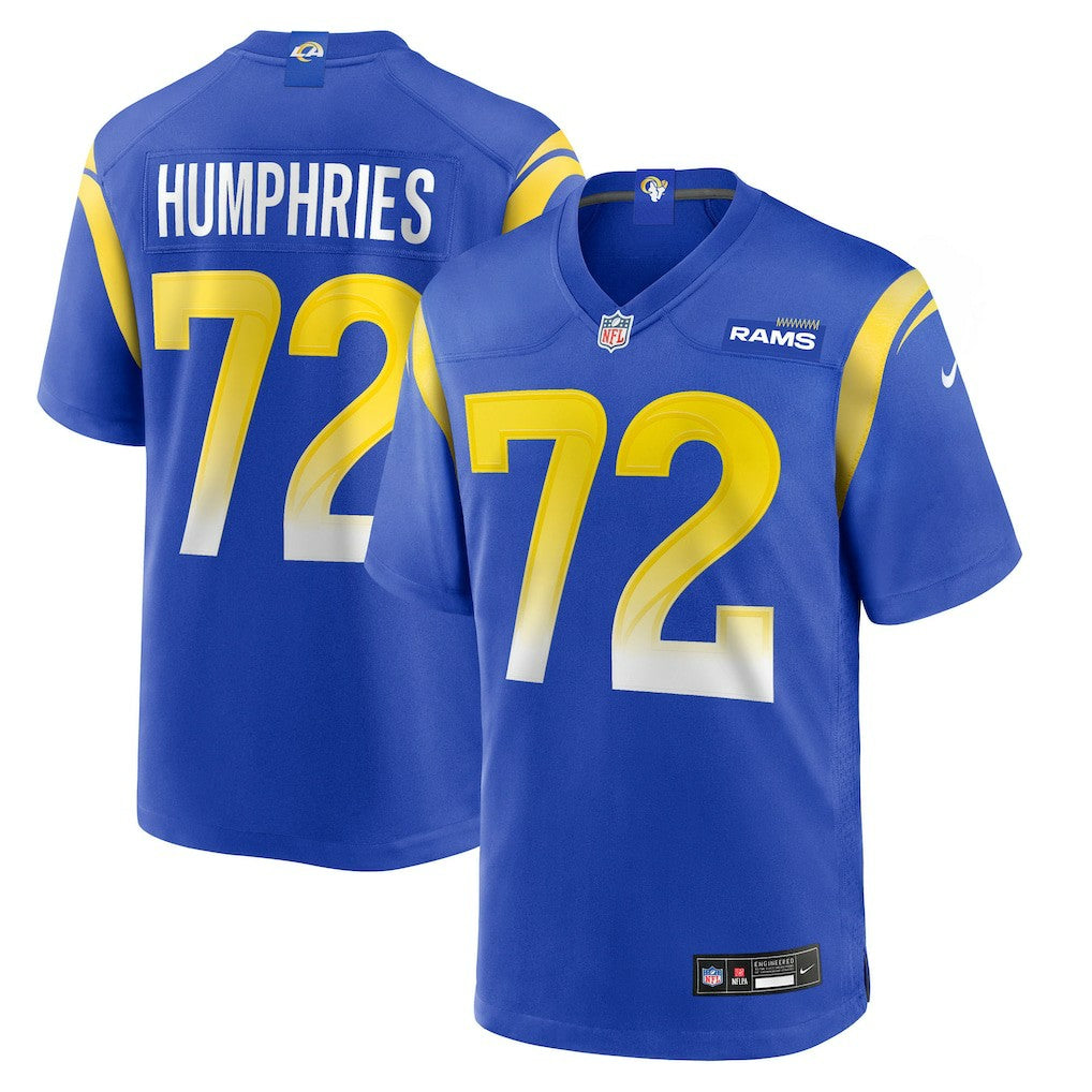 D.J. Humphries Los Angeles Rams Team Game Jersey - Royal outlet