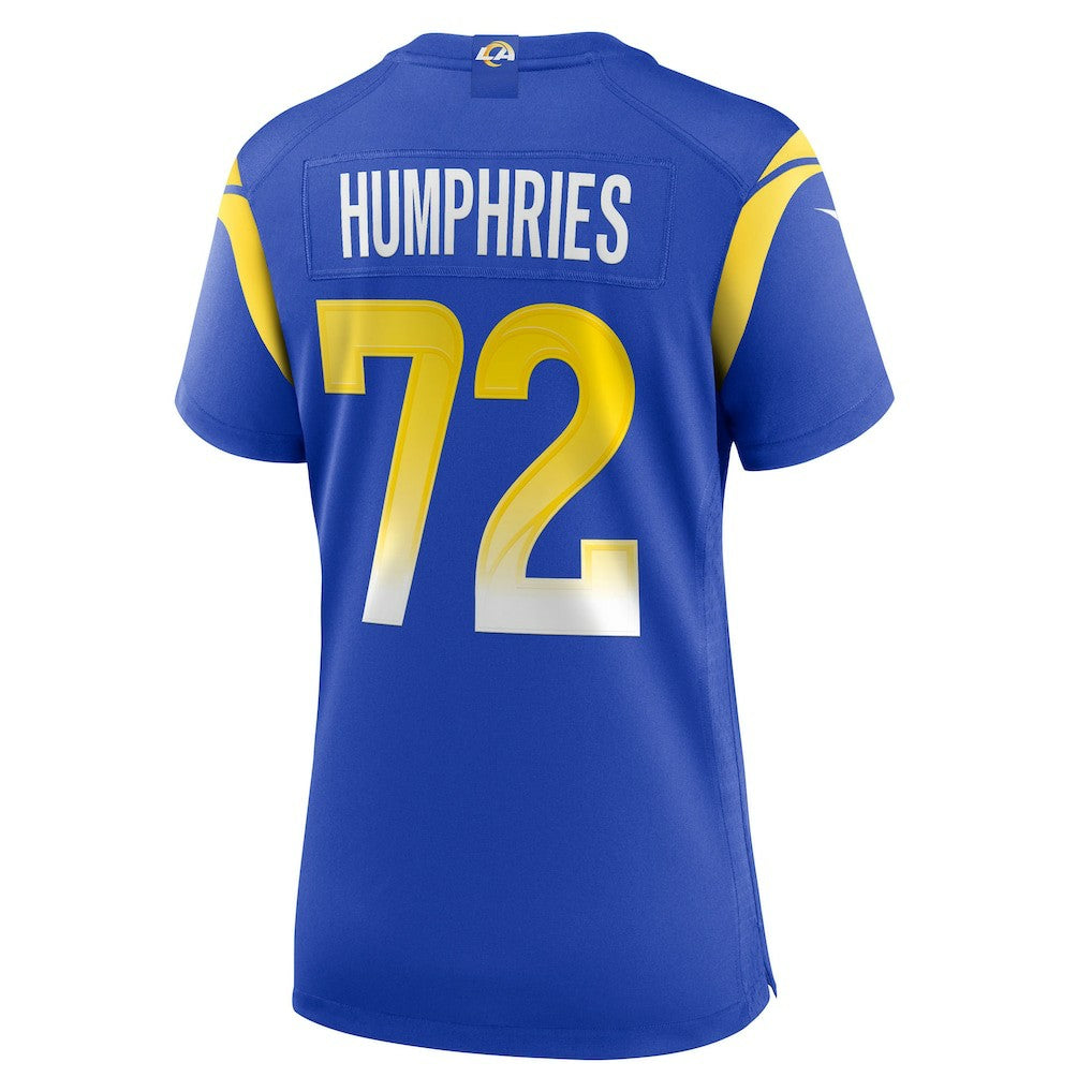 D.J. Humphries Los Angeles Rams Women's Team Game Jersey - Royal cheap