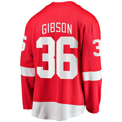 John Gibson Detroit Red Wings Fanatics Home Breakaway Jersey - Red Jerseys