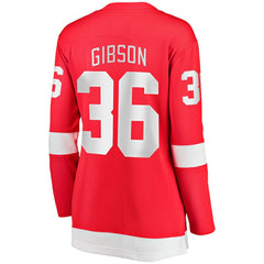 John Gibson Detroit Red Wings Fanatics Women's Home Breakaway Jersey - Red Jerseys