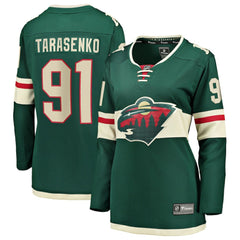 Vladimir Tarasenko Minnesota Wild Fanatics Women's Home Breakaway Jersey - Green Jerseys