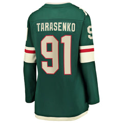 Vladimir Tarasenko Minnesota Wild Fanatics Women's Home Breakaway Jersey - Green Jerseys