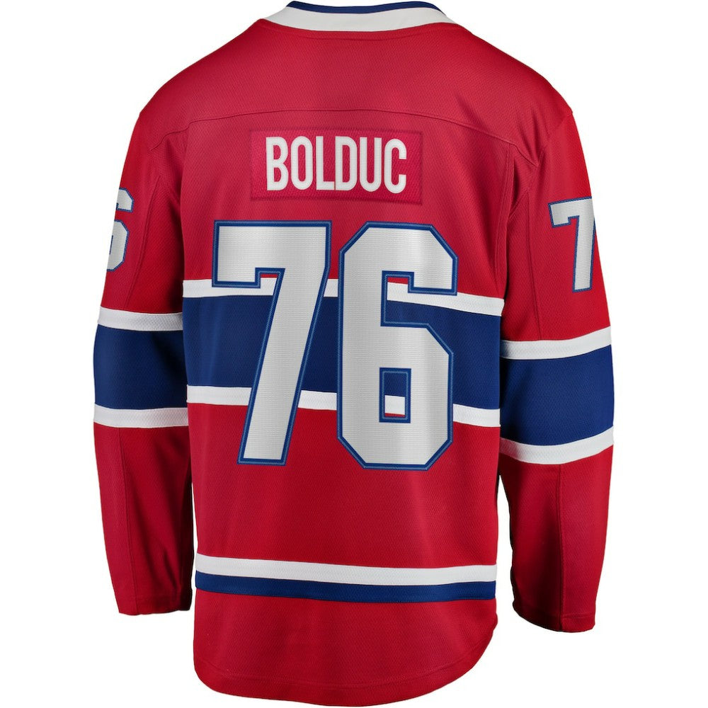 Zack Bolduc Montreal Canadiens Fanatics Home Breakaway Jersey - Red Jerseys