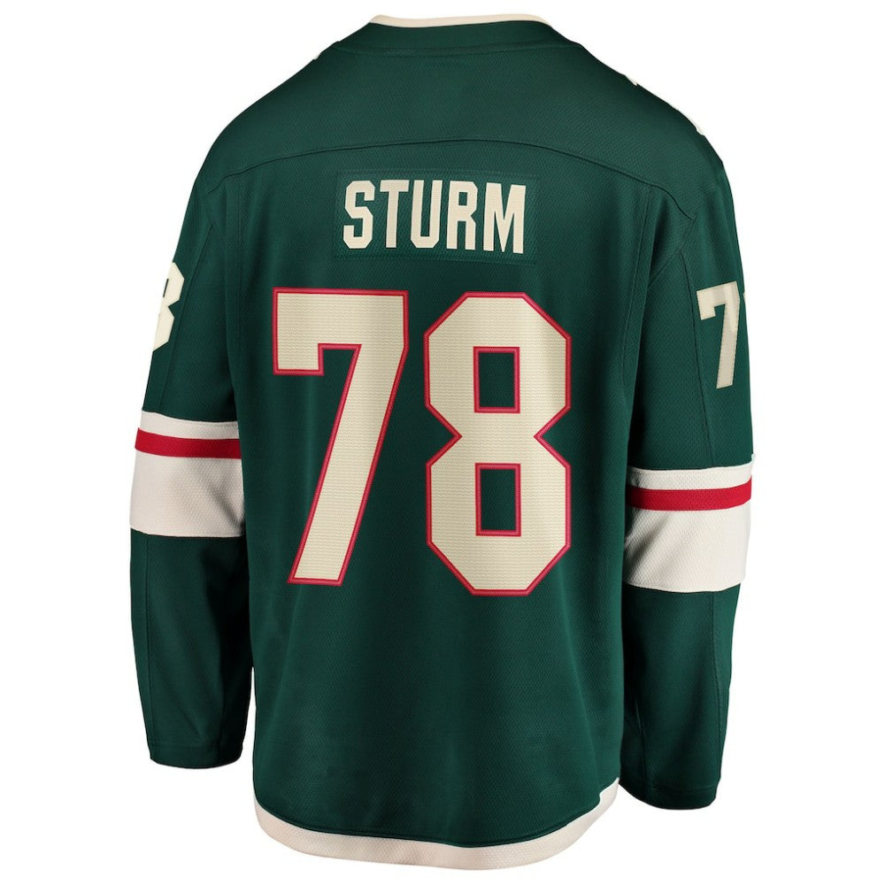 Nico Sturm Minnesota Wild Fanatics Home Breakaway Jersey - Green Jerseys