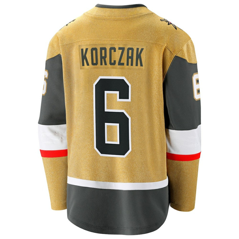 Kaedan Korczak Vegas Golden Knights Fanatics Home Breakaway Jersey - Gold Jerseys