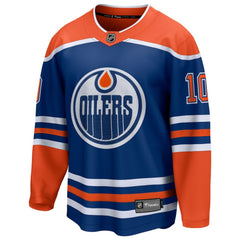 Trent Frederic Edmonton Oilers Fanatics Home Breakaway Jersey - Royal Jerseys