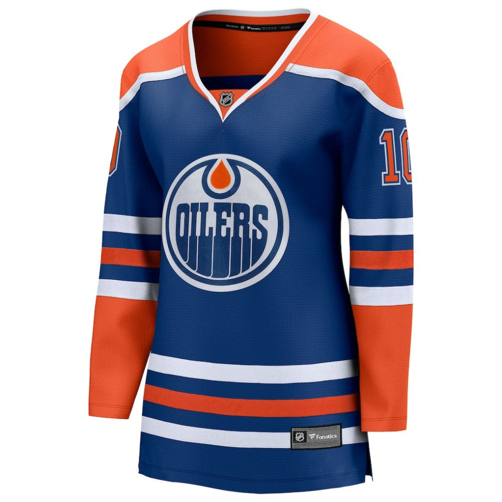 Trent Frederic Edmonton Oilers Fanatics Women's Home Breakaway Jersey - Royal Jerseys