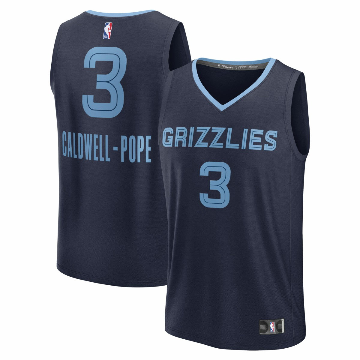 Kentavious Caldwell-Pope Memphis Grizzlies Fast Break Replica Player Jersey - Icon Edition - Navy discount