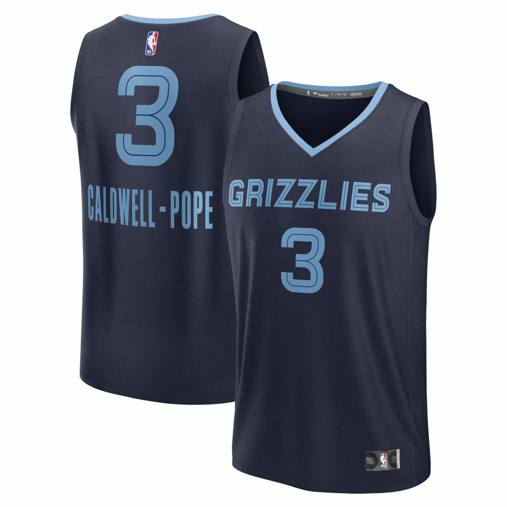 Kentavious Caldwell-Pope Memphis Grizzlies Fast Break Replica Player Jersey - Icon Edition - Navy discount