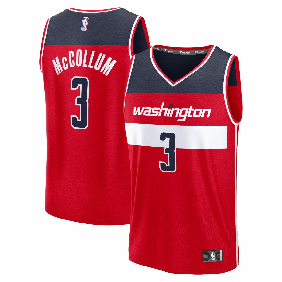 CJ McCollum Washington Wizards Fast Break Replica Player Jersey - Icon Edition - Red online