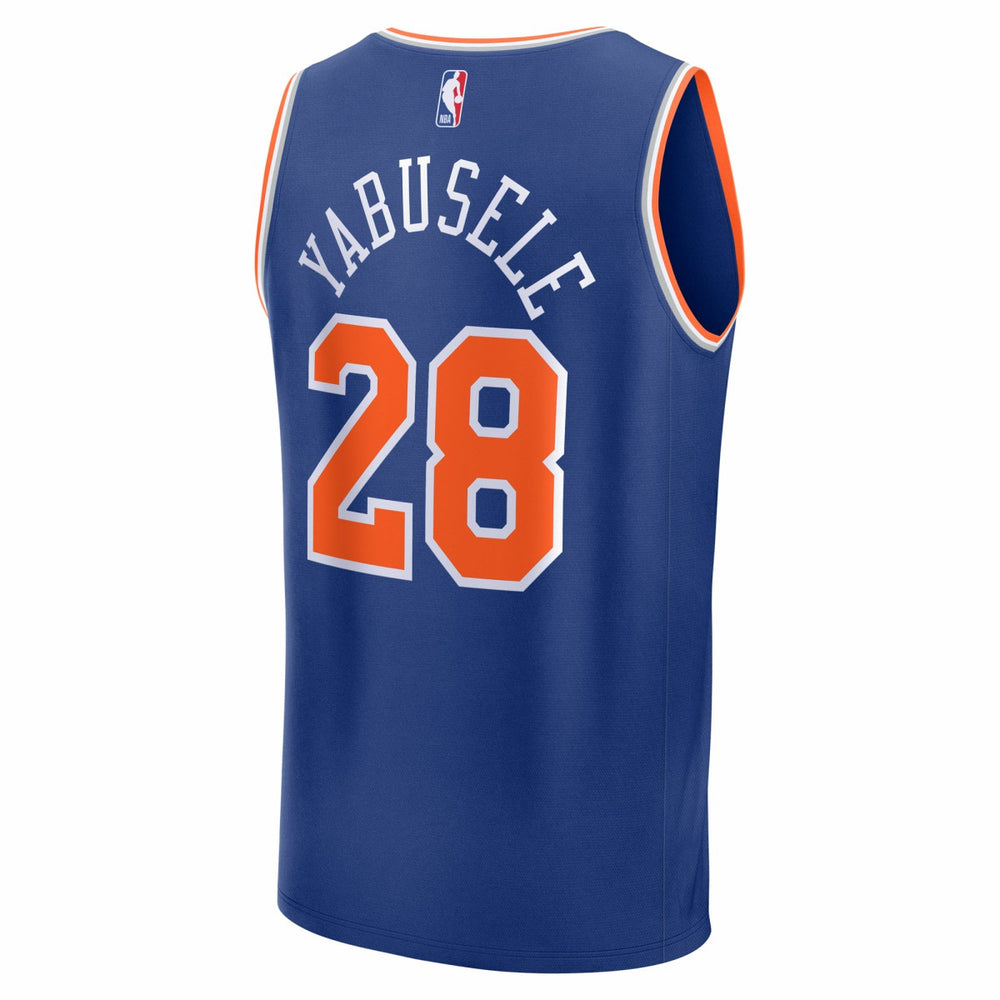 Guerschon Yabusele New York Knicks Fast Break Replica Player Jersey - Icon Edition - Blue outlet