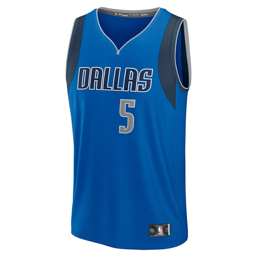 D'Angelo Russell Dallas Mavericks Fast Break Replica Player Jersey sale - Icon Editi- Blue sale