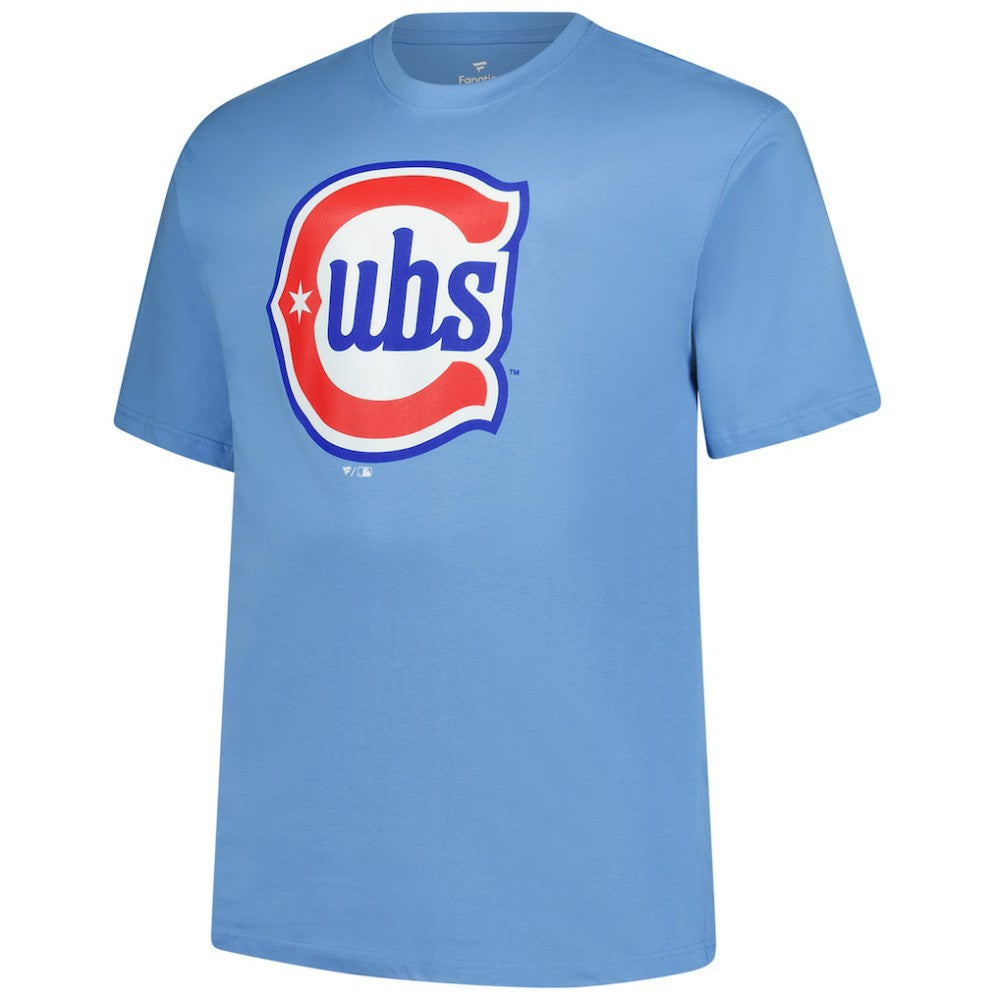 Pete Crow-Armstrong Chicago Cubs Big & Tall Name & Number T-Shirt Light Blue