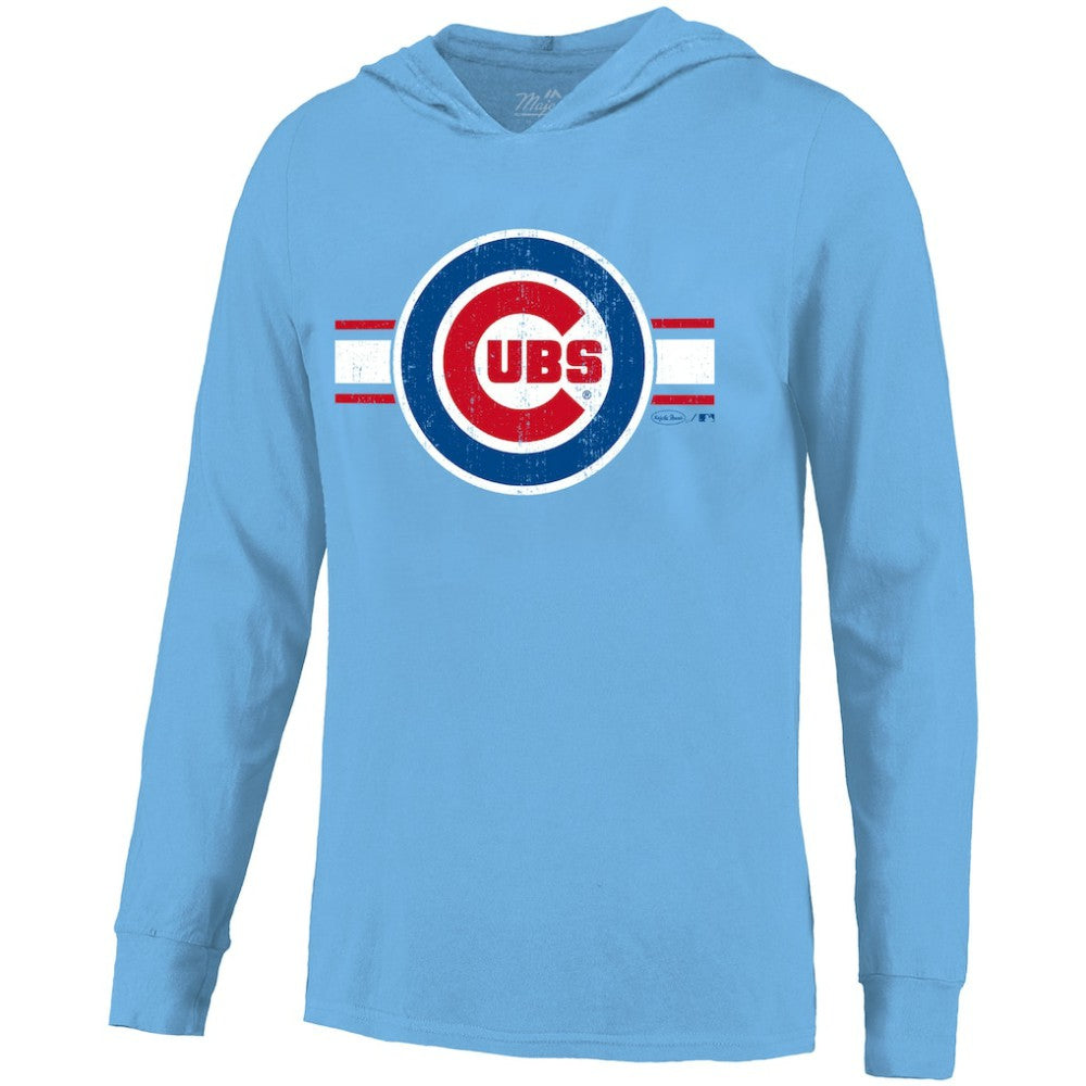 Pete Crow-Armstrong Chicago Cubs Majestic Threads Lightweight Name & Number Hoodie Light Blue