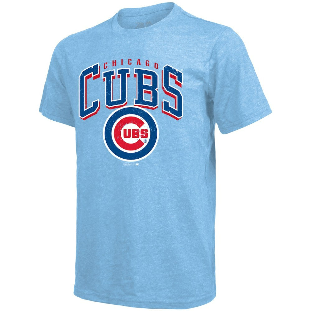 Pete Crow-Armstrong Chicago Cubs Majestic Threads Triblend Name & Number T-Shirt Light Blue