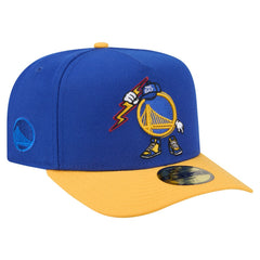 Golden State Warriors Injection Cartoon Logo A-Frame 59FIFTY Fitted Hat sale - Royal outlet