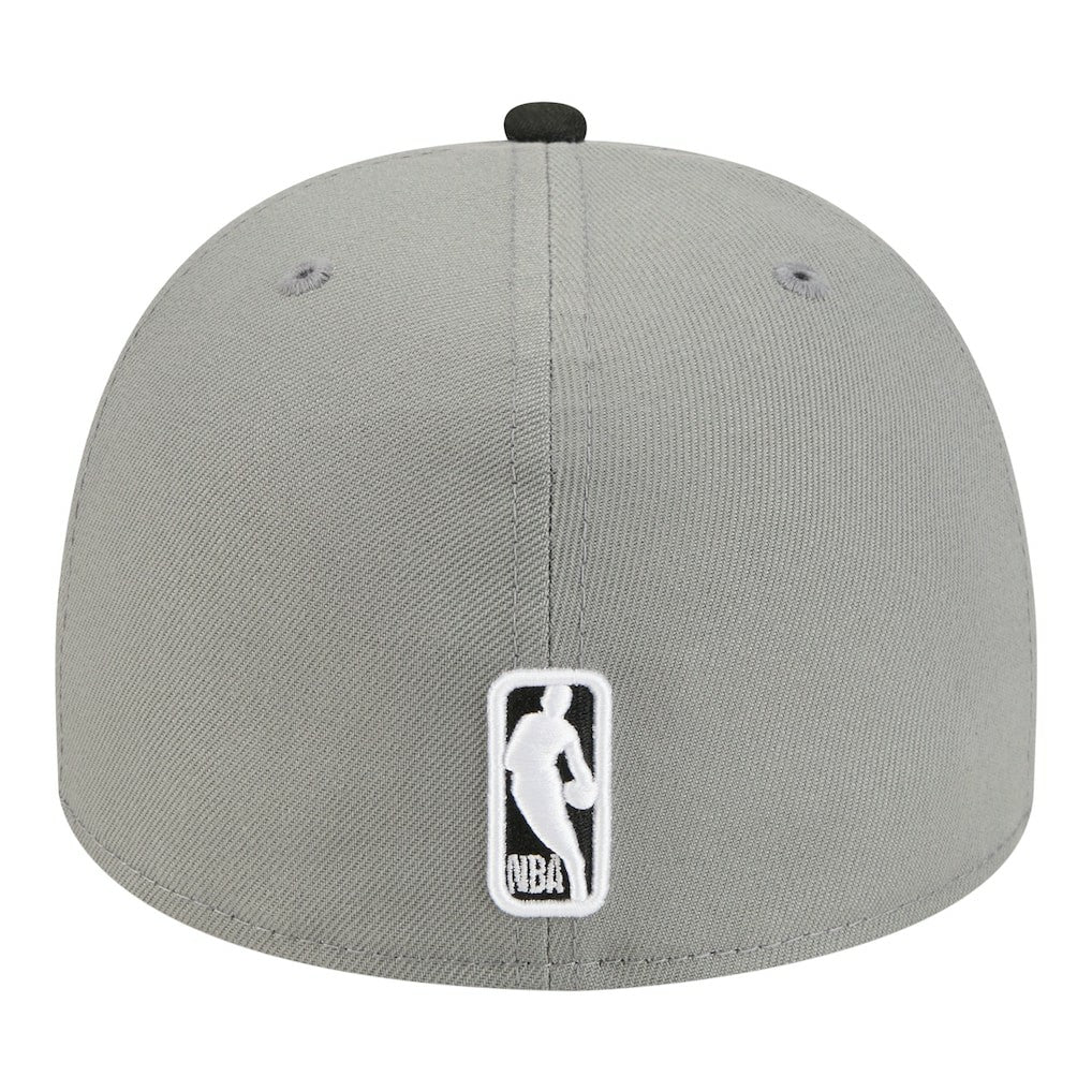 Brooklyn Nets Injection Cartoon Logo A-Frame 59FIFTY Fitted Hat - Gray outlet
