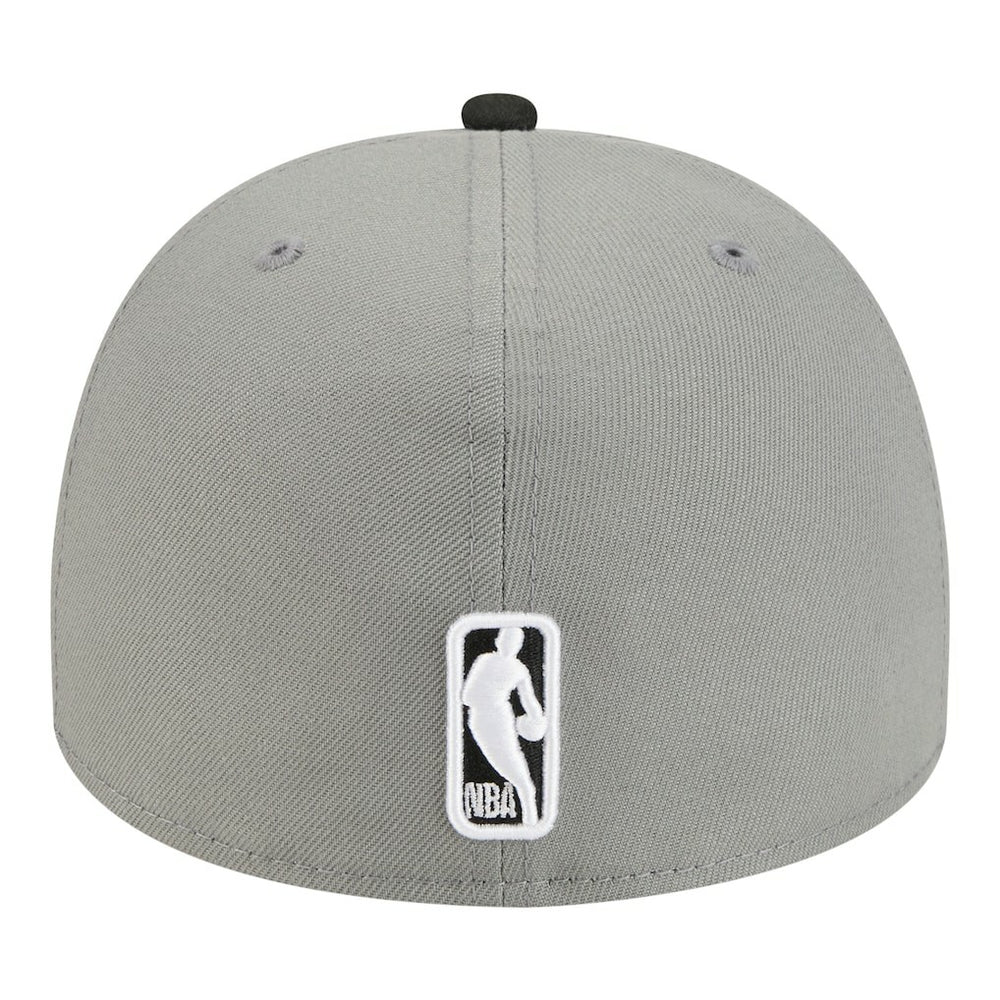 Brooklyn Nets Injection Cartoon Logo A-Frame 59FIFTY Fitted Hat - Gray outlet