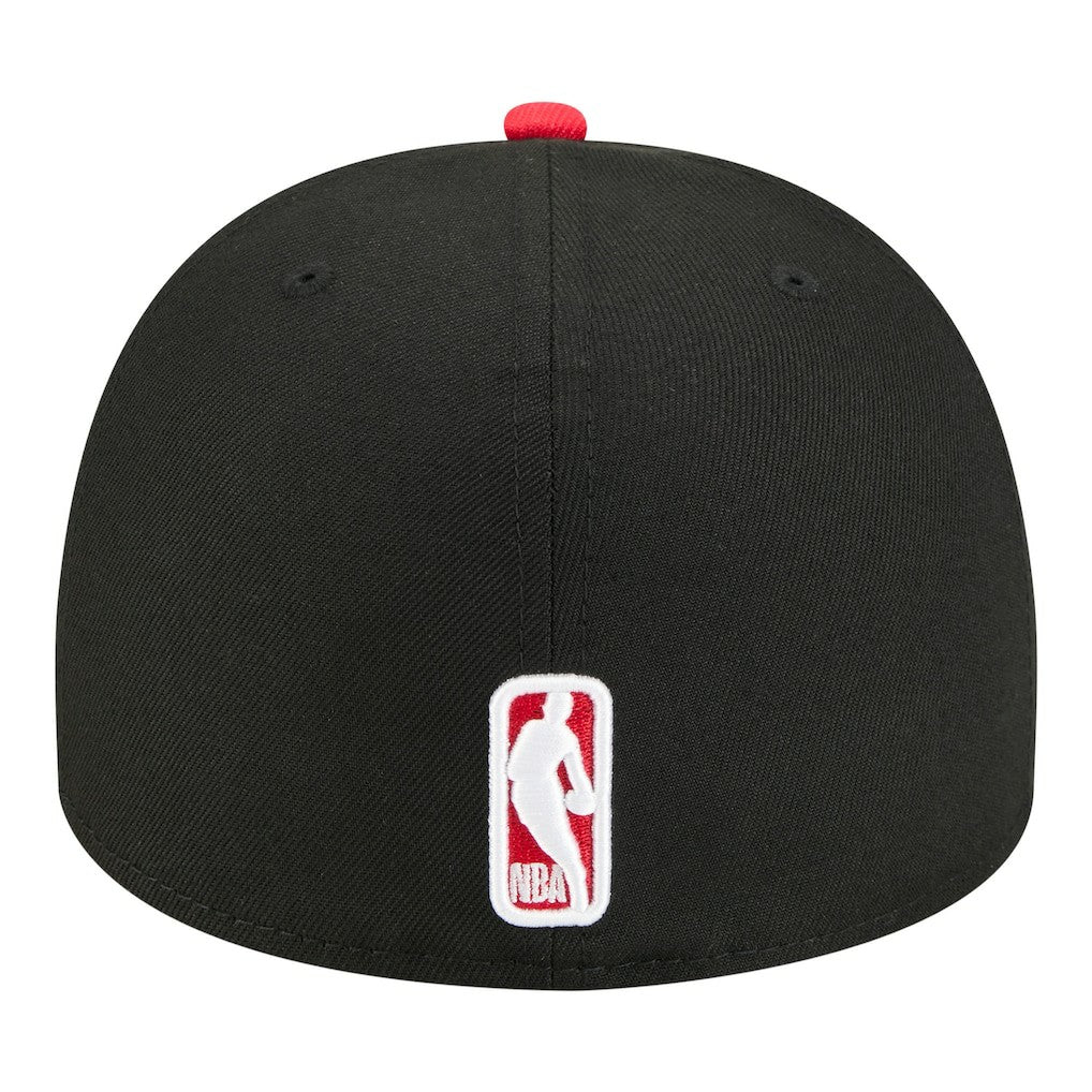 Chicago Bulls Injection Cartoon Logo A-Frame 59FIFTY Fitted Hat - Black sale