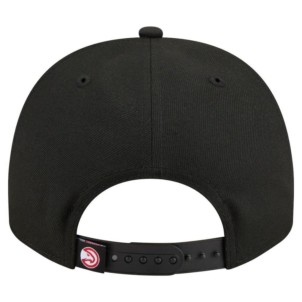 Atlanta Hawks Injection Cartoon Logo A-Frame 9FIFTY Adjustable Hat - Black sale