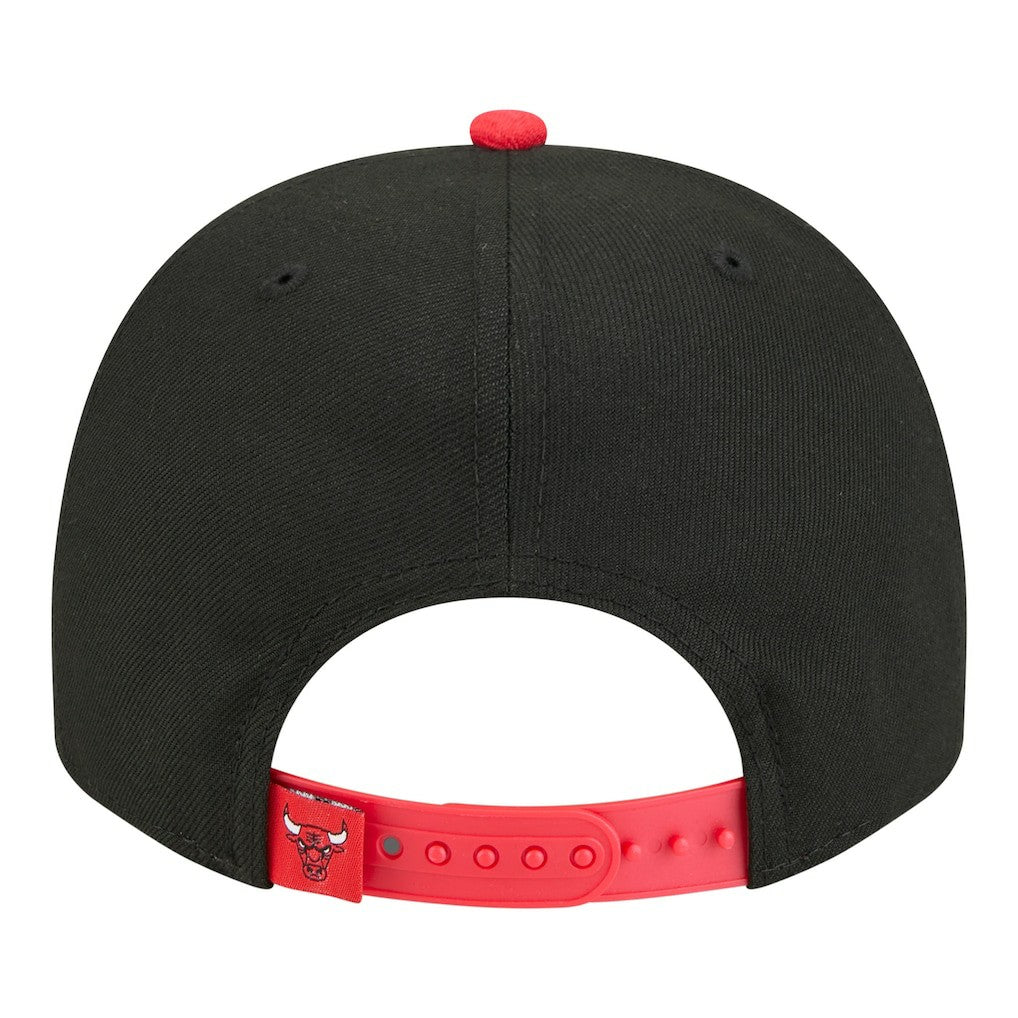 Chicago Bulls Injection Cartoon Logo A-Frame 9FIFTY Adjustable Hat - Black shop