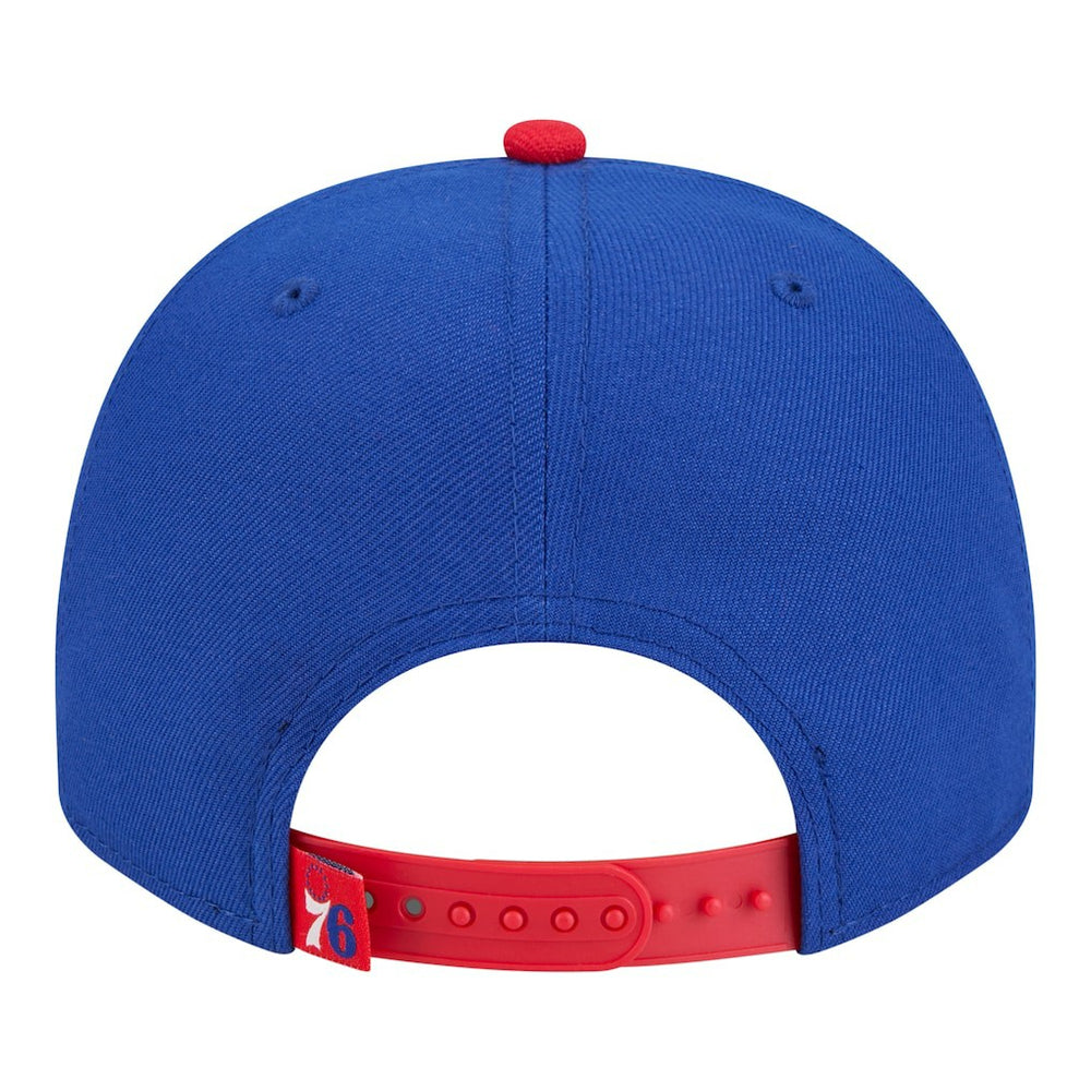 Philadelphia 76ers Injection Cartoon Logo A-Frame 9FIFTY Adjustable Hat - Royal for sale