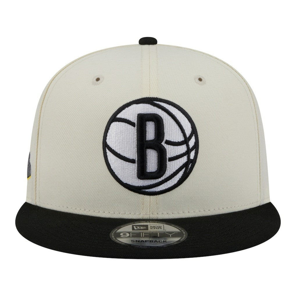 Brooklyn Nets Injection Localized 9FIFTY Snapback Hat - White cheap