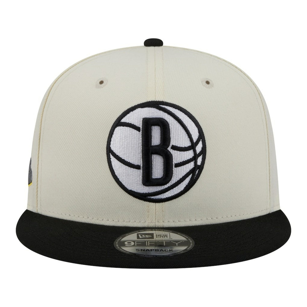 Brooklyn Nets Injection Localized 9FIFTY Snapback Hat - White cheap