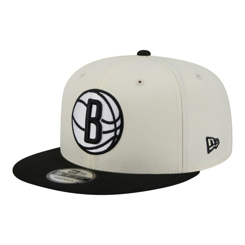 Brooklyn Nets Injection Localized 9FIFTY Snapback Hat - White cheap