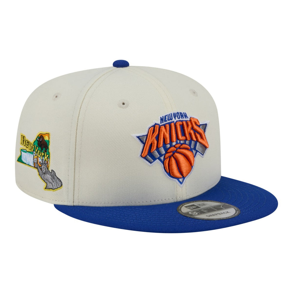 New York Knicks Injection Localized 9FIFTY Snapback Hat - White online