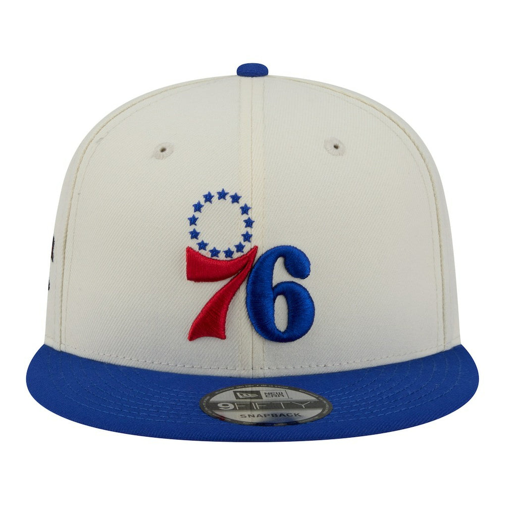 Philadelphia 76ers Injection Localized 9FIFTY Snapback Hat - White on sale
