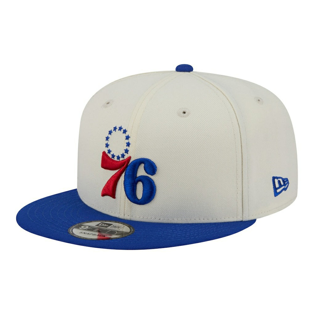 Philadelphia 76ers Injection Localized 9FIFTY Snapback Hat - White on sale
