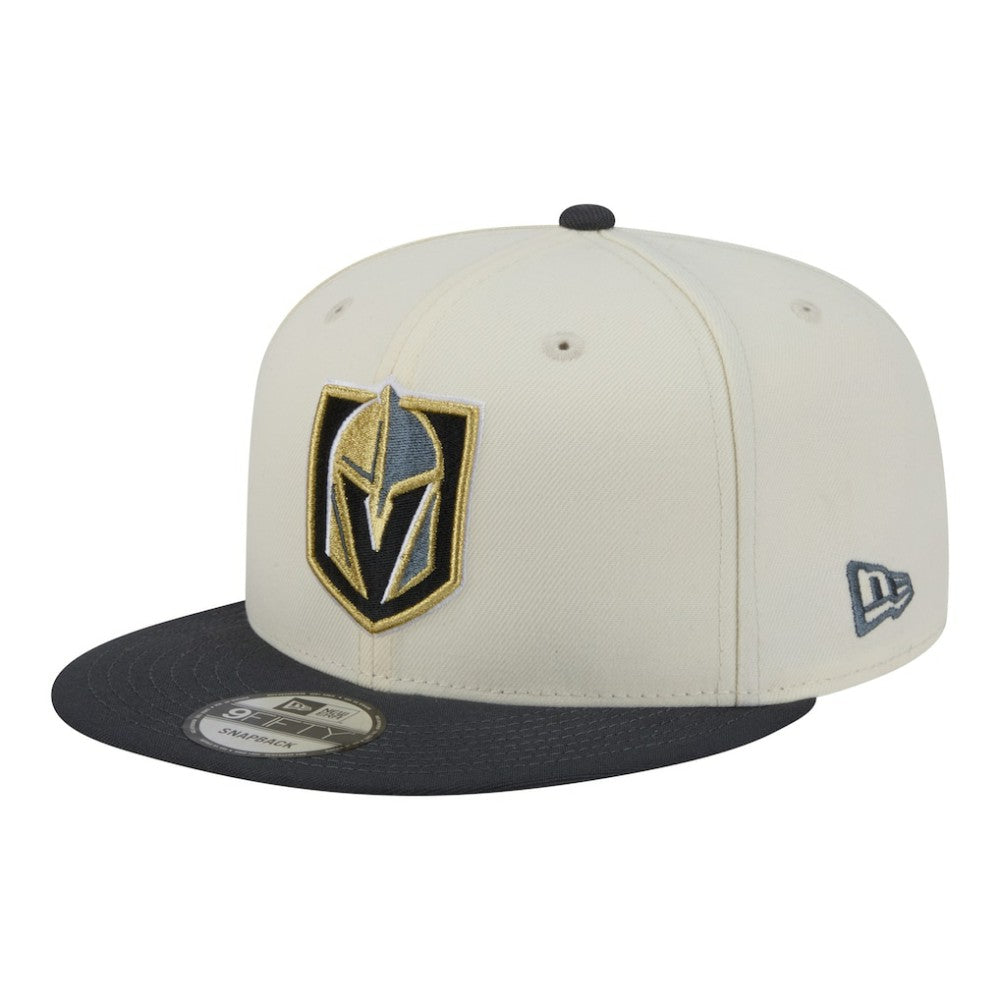 Vegas Golden Knights New Era Injection Localized Two-Tone 9FIFTY Snapback Hat - White/Charcoal Hats