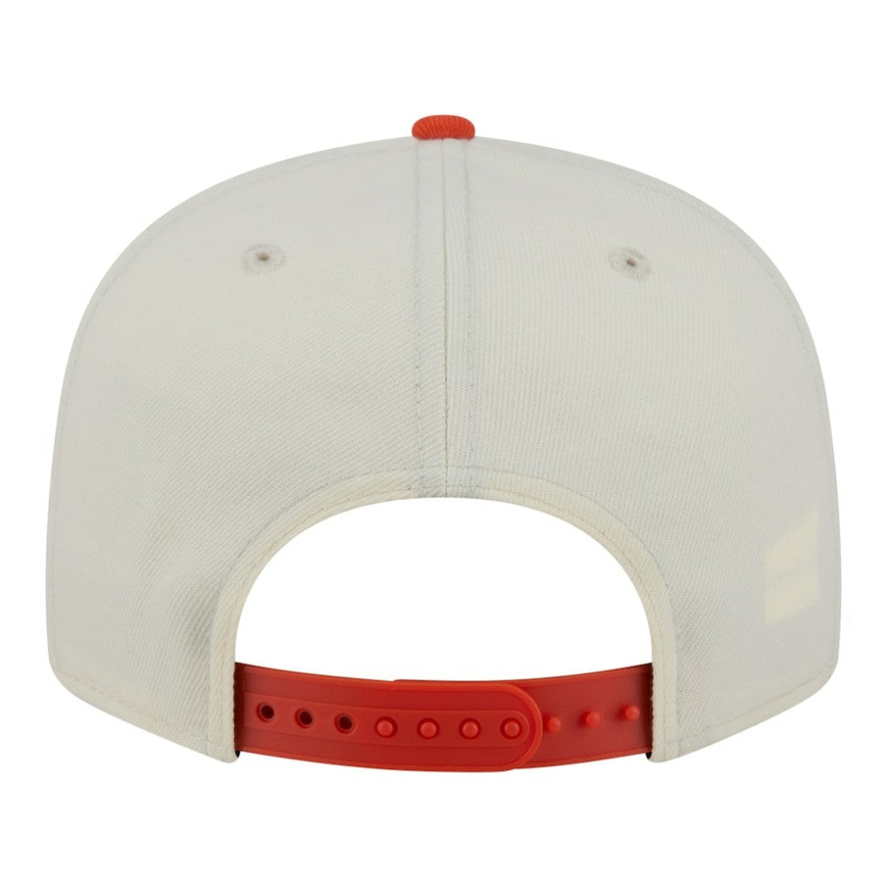 Anaheim Ducks New Era Injection Localized Two-Tone 9FIFTY Snapback Hat - White/Orange Hats