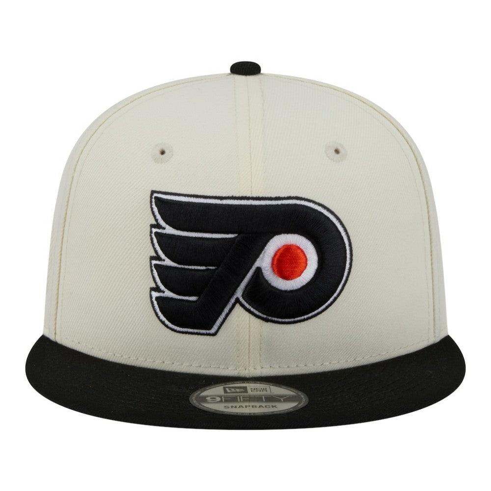 Philadelphia Flyers New Era Injection Localized Two-Tone 9FIFTY Snapback Hat - White/Black Hats