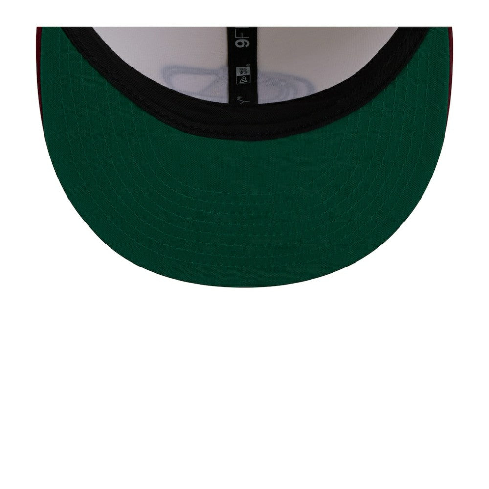 Colorado Avalanche New Era Injection Localized Two-Tone 9FIFTY Snapback Hat - White/Burgundy Hats