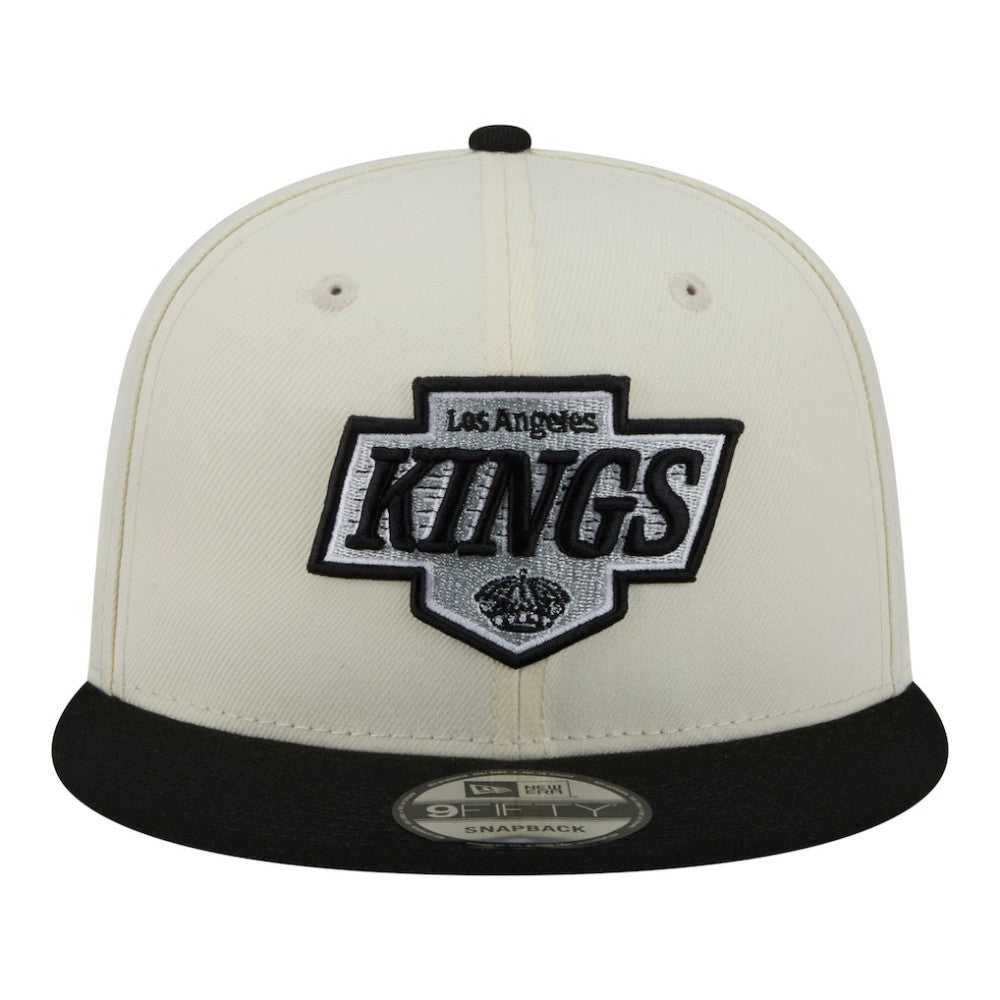 Los Angeles Kings New Era Injection Localized Two-Tone 9FIFTY Snapback Hat - White/Black Hats