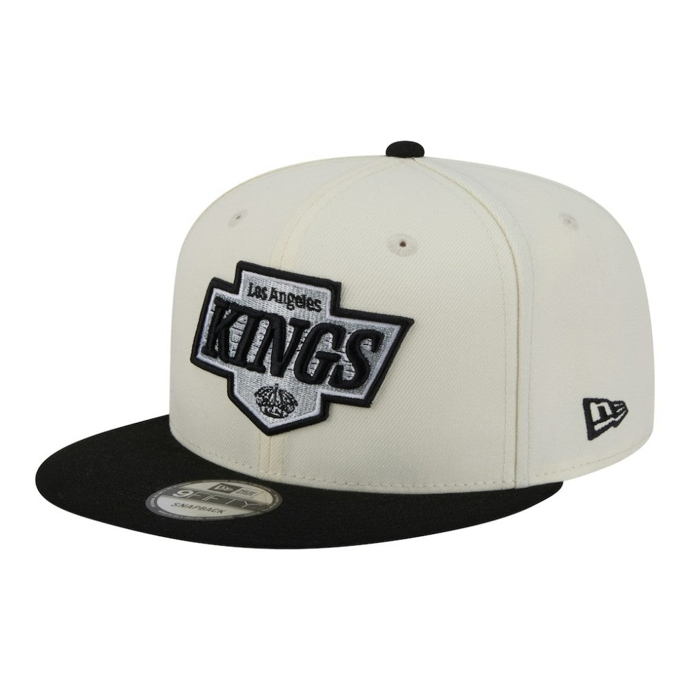 Los Angeles Kings New Era Injection Localized Two-Tone 9FIFTY Snapback Hat - White/Black Hats