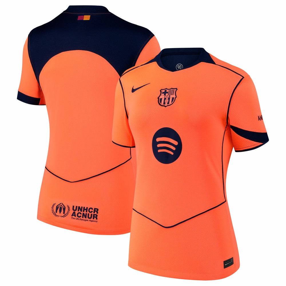 Barcelona Women's 2025/26 Third Replica Jersey - Orange for sale