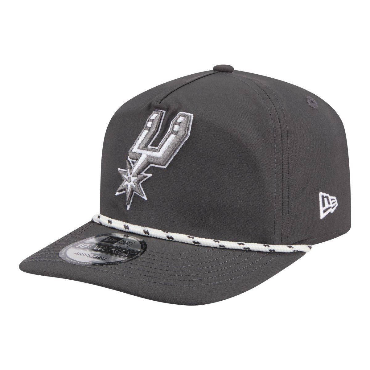 San Antonio Spurs Tonal Rope 19TWENTY Adjustable Hat - Graphite for sale