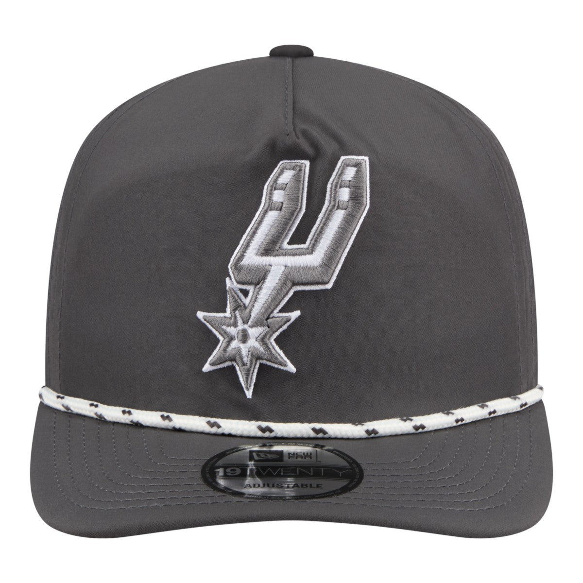 San Antonio Spurs Tonal Rope 19TWENTY Adjustable Hat - Graphite for sale