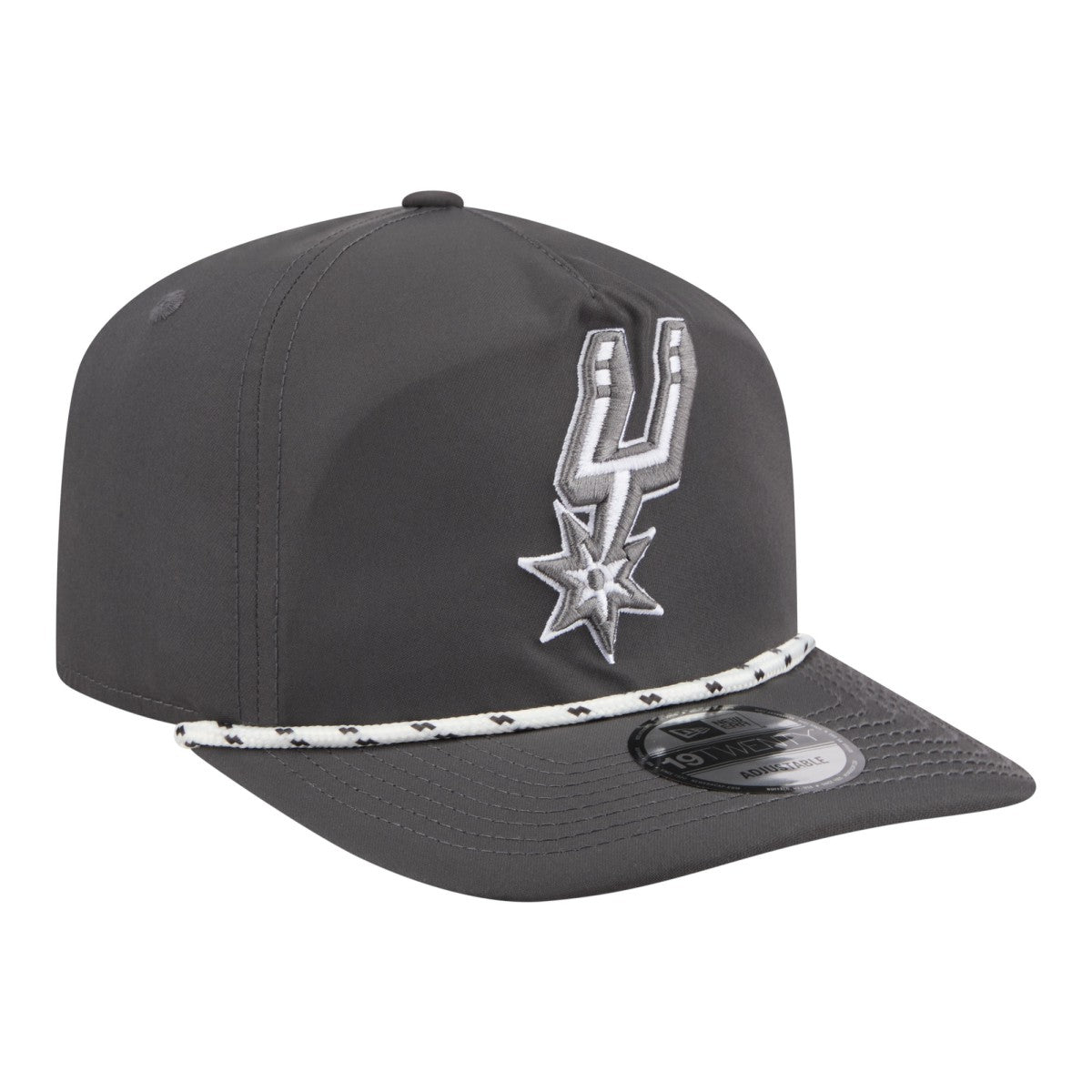 San Antonio Spurs Tonal Rope 19TWENTY Adjustable Hat - Graphite for sale